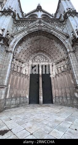 Porta del perdono nella cattedrale di Toledo Foto Stock