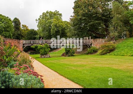 South Bridge, Eltham Palace, Eltham, Kent, Inghilterra Foto Stock