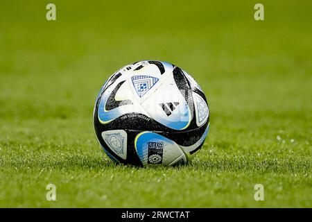 DORTMUND - Adidas palla durante l'amichevole interland tra Germania e Francia al Signal Iduna Park il 12 settembre 2023 a Dortmund, in Germania. ANP | Hollandse Hoogte | BART STOUTJESDIJK Foto Stock