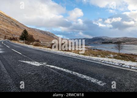 Visitare l'isola di Skye in Scozia all'inizio di dicembre godendo questo posto al massimo Foto Stock