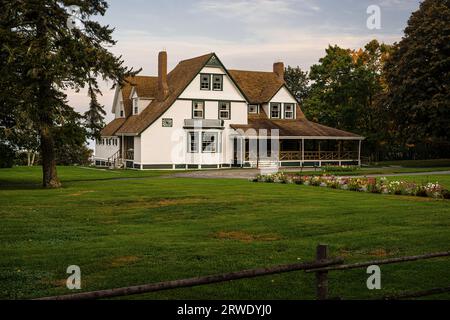 Hubbard Cottage Roosevelt Campobello International Park   Welshpool, Campobello Island, New Brunswick, CA Foto Stock