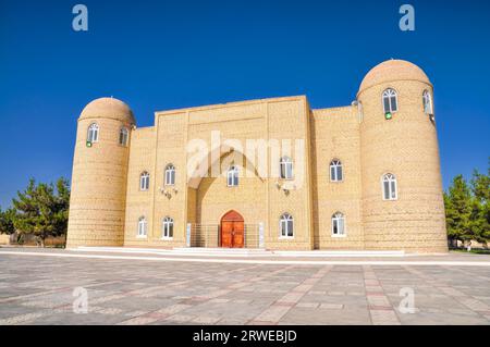 Bella casa di Merv, del Turkmenistan, dell'Asia centrale Foto Stock