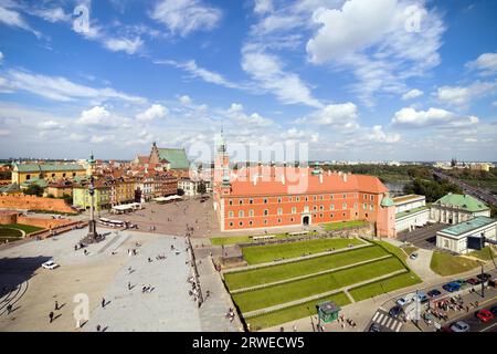Castello reale nella città vecchia (polacco: Stare Miasto) (Starowka) di Varsavia, Polonia Foto Stock