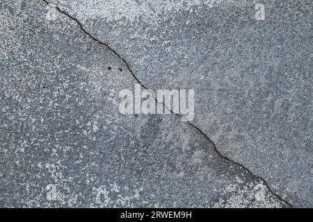 Grungere pareti o pavimenti in cemento con incrinature. Sfondo astratto di una parete di cemento incrinato. Sfondo per primo piano con trama di cemento incrinato. Foto Stock