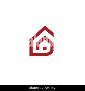 Logo G Home. Lettera G Real Estate Illustrazione Vettoriale