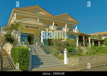 Il Roseland Hotel a Kalamaki sull'isola di Zante (alias Zante), Grecia. Foto Stock