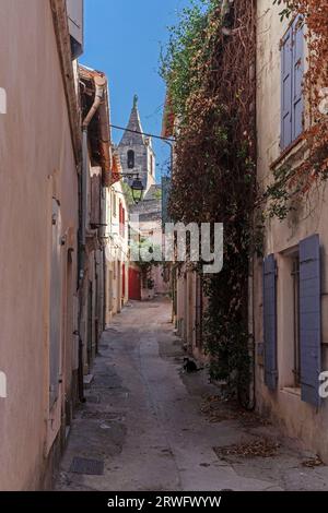 Centro storico di Arles/Provence Foto Stock