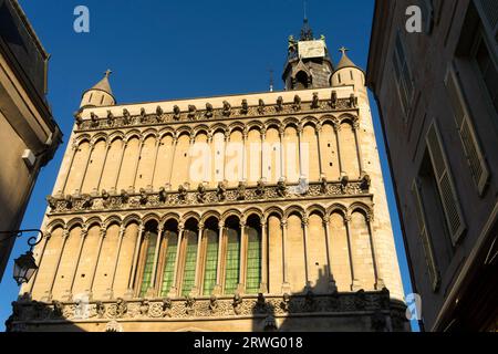 Chiesa di Notre-Dame di Digione (facciata occidentale) Foto Stock