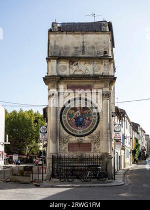 Fontaine Amédée Pichot ad Arles/Provence Foto Stock