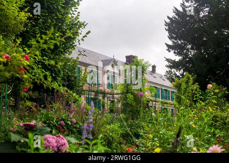 La casa di Claude Monet a Giverny/Francia Foto Stock