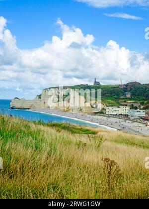 Étretat in Normandia/Francia Foto Stock