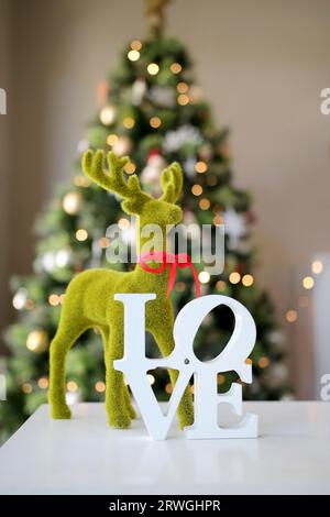 Amore Natale Foto Stock