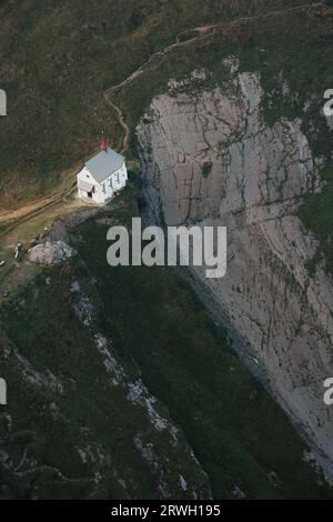 Vista dalla cima del monte Pilatus in Svizzera Foto Stock