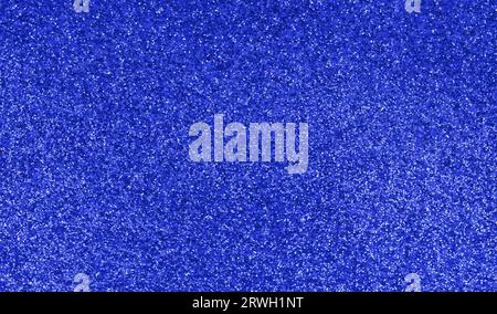 Sfondo BLU brillante con molte luci e riflessi Foto Stock