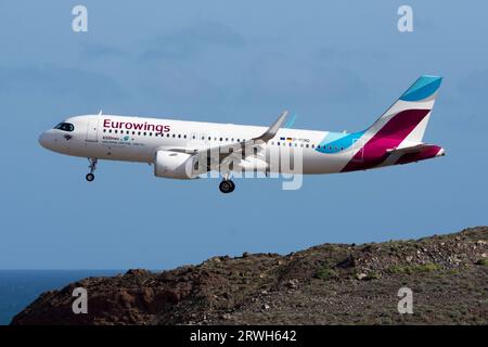 Airbus A321 de la aerolínea Eurowings Foto Stock