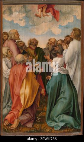 L'Ascensione di Cristo, dipinto ad olio dell'artista tedesco Hans Süss von Kulmbach, ca. 1513 Foto Stock