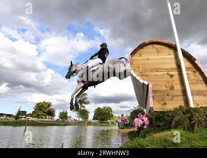 Oliver Townend, vincitore di Burghley H/T 2023 nella classe Ballaghmor Foto Stock