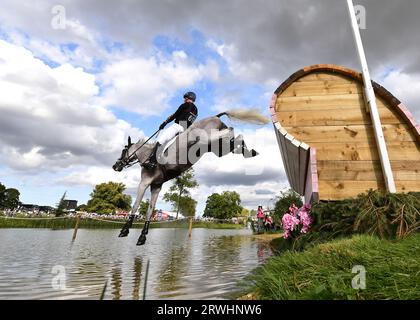 Oliver Townend, vincitore di Burghley H/T 2023 nella classe Ballaghmor Foto Stock