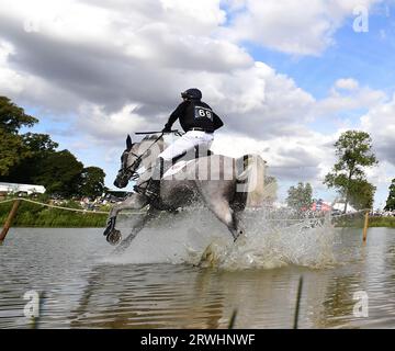 Oliver Townend, vincitore di Burghley H/T 2023 nella classe Ballaghmor Foto Stock