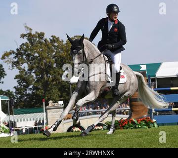 Oliver Townend, vincitore di Burghley H/T 2023 nella classe Ballaghmor Foto Stock