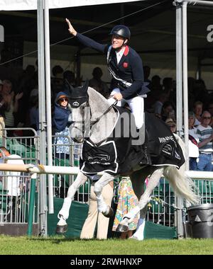 Oliver Townend, vincitore di Burghley H/T 2023 nella classe Ballaghmor Foto Stock