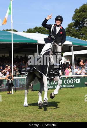 Oliver Townend, vincitore di Burghley H/T 2023 nella classe Ballaghmor Foto Stock