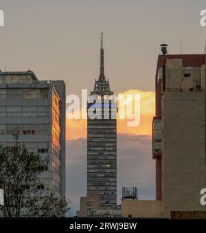 Torre Latinoamericana, Città del Messico, Messico Foto Stock