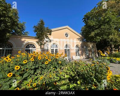 Casa della Repubblica di Weimar, luogo della memoria, prima democrazia tedesca, Weimar, Turingia, Germania Foto Stock