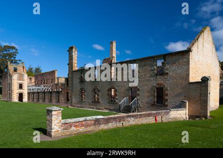 Il penitenziario edificio a Port Arthur in Tasmania, Australia Foto Stock