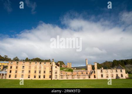 Il penitenziario edificio a Port Arthur in Tasmania, Australia Foto Stock