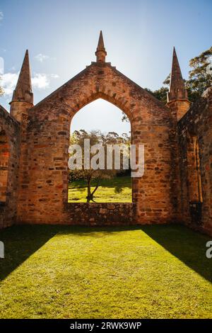 Il penitenziario edificio a Port Arthur in Tasmania, Australia Foto Stock