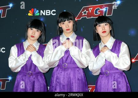 LOS ANGELES - 19 settembre: Avantgardey at the America's Got Talent Season 18 Live Show Red Carpet all'Hotel Dena il 19 settembre 2023 a Pasadena, CALIFORNIA Foto Stock