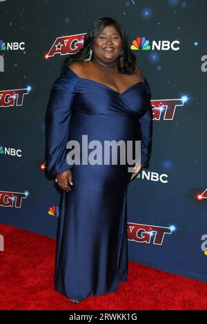 Pasadena, USA. 19 settembre 2023. LOS ANGELES - 19 settembre: Lachune at the America's Got Talent Season 18 Live Show Red Carpet all'Hotel Dena il 19 settembre 2023 a Pasadena, CALIFORNIA (foto di Katrina Jordan/Sipa USA) credito: SIPA USA/Alamy Live News Foto Stock