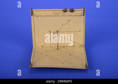 Modelli geometrici, impostati da A. Jullien, rilievo 26. 1986.0885.01. Foto Stock