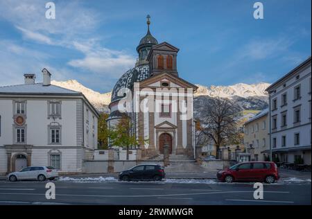 Chiesa parrocchiale di Santa Maria a Mariahilf - Innsbruck, Austria Foto Stock