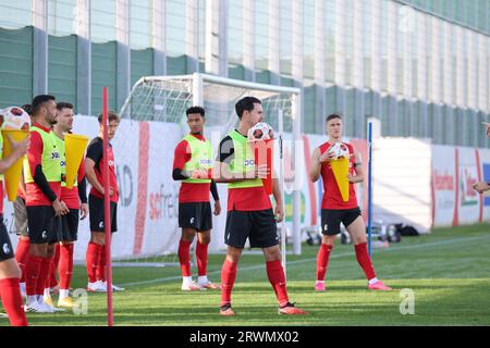 Friburgo, Deutschland. 20 settembre 2023. Friburgo, Deutschland 20. Settembre 2023: 1. BL - 2023/2024 - SC Freiburg Training IM Bild: Nicolas Höfler/Hoefler (SC Freiburg) credito: dpa/Alamy Live News Foto Stock