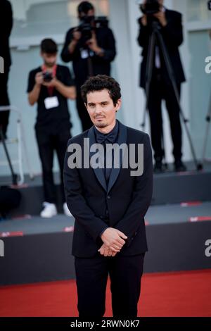 VENEZIA, ITALIA - SETTEMBRE 09: Il presidente della giuria Damien Chazelle partecipa a un Red carpet in vista della cerimonia di chiusura del 80° Film Internazionale di Venezia Foto Stock