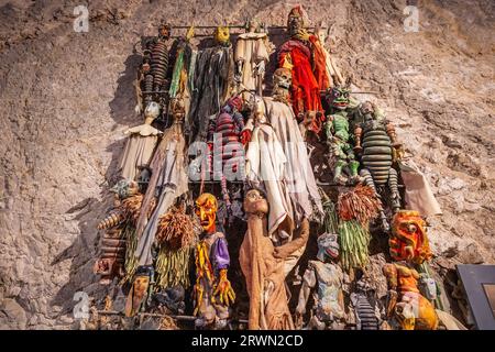 Mostra dei burattini al Museo delle Marionette nella Fortezza di Hohensalzburg - Salisburgo, Austria Foto Stock