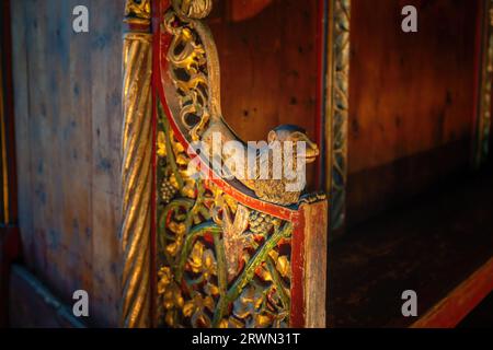 Dettagli camera d'oro presso le camere di Stato nella Fortezza di Hohensalzburg - Salisburgo, Austria Foto Stock