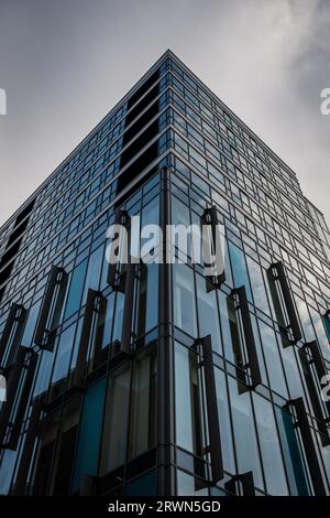 Edificio per uffici in vetro e acciaio, belfast Foto Stock