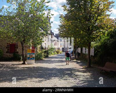 Rue la Fayette, la Gacilly Foto Stock