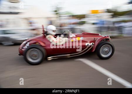 Auto da corsa monoposto nel Freddie March Memorial Trophy al Goodwood Revival Meeting dell'8 settembre 2023 a Chichester, in Inghilterra. ©2023 Copyright mi Foto Stock