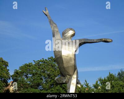 Monumento Māris Liepa a riga, Lettonia, il 10 settembre 2023. Foto Stock