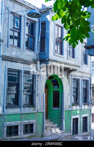 Vecchia casa a istanbul a Balat Foto Stock