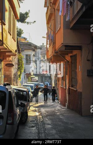 Città vecchia, Antakya, Hatay, Turchia - 16 ottobre 2013: Strade della città vecchia di Antakya Foto Stock