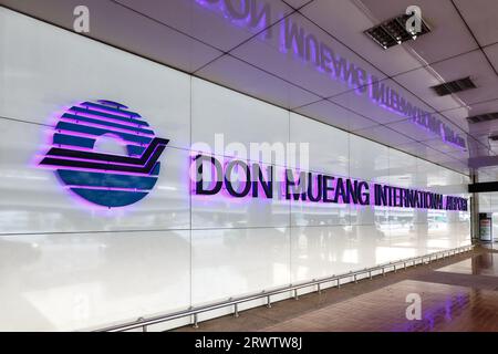 Bangkok, Thailandia - 14 febbraio 2023: Aeroporto internazionale Don Mueang DMK a Bangkok, Thailandia. Foto Stock