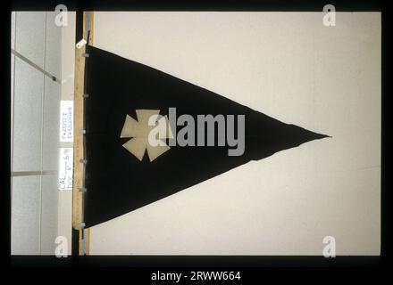 Bandiera designante. 1st Brigade, 2nd Division, 22nd Army Corps. AF*25252I.. Scansione da diapositiva. Foto Stock