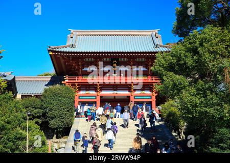 Tsurugaoka Hachimangu Santuario Foto Stock