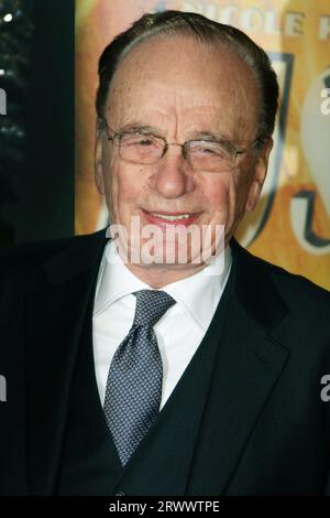 **FILE PHOTO** Rupert Murdoch si dimette da presidente di Fox and News Corp Rupert Murdoch 2008, foto di John Barrett/PHOTOlink /MediaPunch Foto Stock