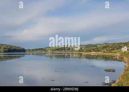 Riflessioni autunnali, Timoleague, Co. Cork, settembre 2023 Foto Stock